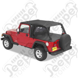 Bikini Header version Safari - Couleur : Black Diamond - Jeep Wrangler TJ Unlimited