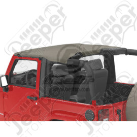 Bikini court Header - Couleur : Khaki Diamond - Jeep Wrangler JK 2 portes