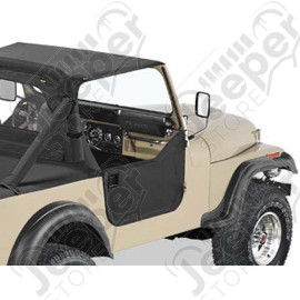 Kit demi portes en toile, couleur: Black Crush, CJ7, YJ