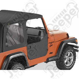 Kit demi portes en toile - Couleur Black Diamond - Jeep Wrangler TJ - 53039-35
