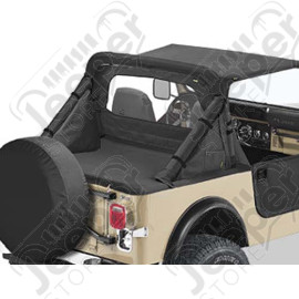 Sacs de rangement latéraux (paire). Couleurs: Black Crush. CJ5/CJ7/YJ. 