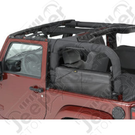 Sacs de rangement latéraux, couleur: Black Diamond, Jeep Wrangler JK