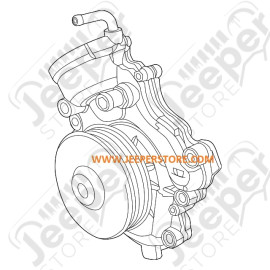 Pompe à eau moteur 3.0L CRD - Jeep Grand Cherokee WL / WK2 - 68157161AB