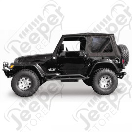 Bâche complète Soft-Top couleur : noir - Jeep Wrangler TJ - 68735 / CT20335 / 13783.35