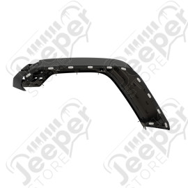 Élargisseur d'aile avant droit (couleur noir, non lisse) pour Jeep Wrangler JL et Gladiator JT (Version Rubicon US) - 0837.31US / 6CE82TZZAH / 6CE82TZZ / 68585462AB / 68585462 / 68585462AA / 6CE82TZZAG / 6CE82TZZAF / 6CE82TZZAE / 6CE82TZZAD / 6CE82TZZAC /