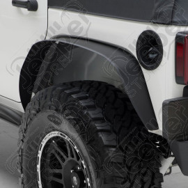 Kit de 4 élargisseurs d'ailes plate XRC Jeep Wrangler JK (2 ou 4 portes) 