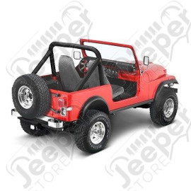 Kit housses d'arceaux de sécurité, couleur: black crush Jeep CJ5 et CJ7
