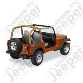 Housse d'arceau de sécurité, Couleur: Spice, Jeep Wrangler YJ