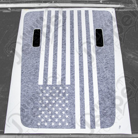 Autocollant Drapeau USA pour capot moteur (Mopar) - Jeep Wrangler JL - 82215936