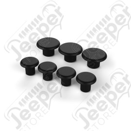 JK: Alpha Spare Tire Carrier Hole Cap Kit