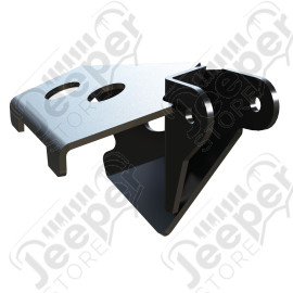 TJ: Pro LCG Long Arm Frame Bracket – Passenger Front Upper (3-5” Lift) 