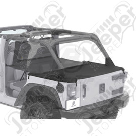 Couverture de plateau de chargement "Duster" 4 portes, Black Dia, Wrangler Unlimited