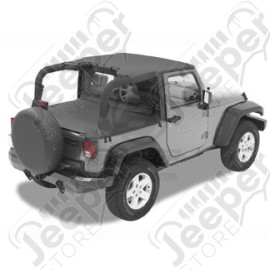 Couverture de plateau de chargement "Duster" 2 portes, Black Dia, Wrangler JK