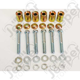 Kit de rabaissement de boite de transfert, 2" à 4" , Jeep Wrangler YJ, TJ