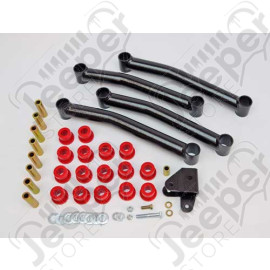 Kit de 4 tirants de pont inférieur, Wrangler TJ, Grand Cherokee ZJ, ZG