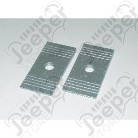 Kit de 2 cales d'inclinaison pour essieux 2° en aluminium pour Jeep CJ, YJ, MJ, XJ 