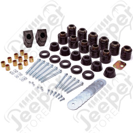Kit de silentblocs de caisse renforcé + 1" pour Jeep Wrangler YJ - KJ04505BK / ASP04505