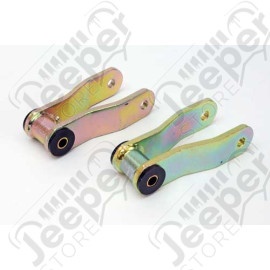 Kit de 2 jumelles de réhausse pour lames arrière +1.5" (+40mm) pour Jeep Cherokee XJ 
