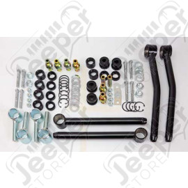 Kit 4 tirants de pont inférieur réglable sur rotules et renforcé, Wrangler JK