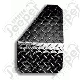 Kit de pare-boues aluminium, (par essieu) 40.5x46.0cm