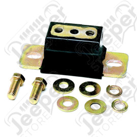 Silentbloc de traverse de boite de transfert en polyuréthane - Jeep Wrangler YJ (87-95) - KG01008BK