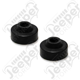 Kit de 2 silentblocs en polyuréthane pour axe de traverse de boite de transfert, Jeep CJ