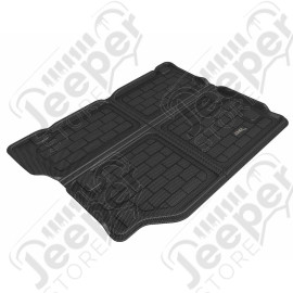 Tapis de coffre en caoutchouc préformés pour 4xe Hybride PHEV Jeep Wrangler JL Unlimited (4 portes) - M1JP025130
