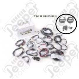 Kit faisceau électrique US en coton avec interrupteur rotatif - Jeep Willys M38-A1 - A2000C-MVS