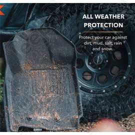 Kit de tapis de sol en plastique préformé pour l'arrière - Jeep Grand Cherokee WH / WK - 1566.68 / 60611 / L1JP0012150