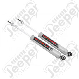 Kit de 2 amortisseurs avant renforcés à gaz Rough Country Premium N3 (hauteur +4") pour Jeep Wrangler JK (2 portes) et Jeep Wrangler JK Unlimited (4 portes)