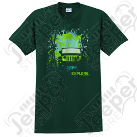 Tee shirt Jeep , Explore Jungle, taille L
