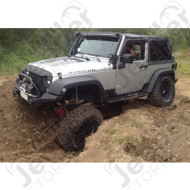 Bâche complète Suntop Fastback Top U2, couleur: Khaki (Green Military) pour Jeep Wrangler JK (2 portes)
