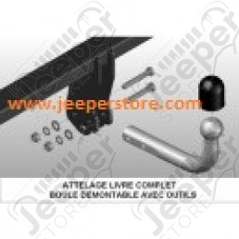 Crochet d'attelage Europe pour Jeep Grand Cherokee ZJ, ZG
