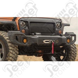 Pare chocs avant acier avec ou sans porte treuil type Spartacus pour Jeep Wrangler JK