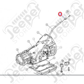 Bouchon de jauge de boite automatique pour 2.7L CRD Jeep Grand Cherokee WJ, WG / 53013549AA / 53013549 / 104483 / 10104483