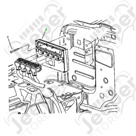 Calculateur moteur 2.8L CRD (commande groupe motopropulseur générique) - Jeep Wrangler JK - 68034132AA