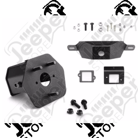 Support de roue pour orte gauche sur pare chocs arrière "Wingmate" Rugged Ridge by RealTruck pour Jeep Gladiator JT - 11540.46 / 11540-46 / 1154046