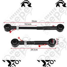 Kit de biellettes avant renforcées et déconnectable pour Jeep Grand Cherokee ZJ, ZG (pour réhausse de 2.5" à 6")