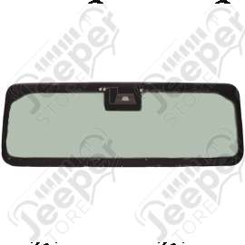 Pare brise avant avec système caméra et antenne intégrée pour Jeep Wrangler JL - 0802.30 / AJ22AGAAPVZ1B / RC00K68386743AC / 00K68386743AC / K68386743AC / 68386743AC / 68386743 / DW02581GTY