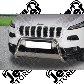 Pare buffles acier inox homologué pour Jeep Cherokee KL - 1542.55 / JC.104JC 31004 / JC.104JC-31004
