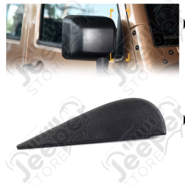 Enjoliveur de rétroviseur droit pour Jeep Wrangler JK