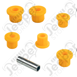 Kit de silentblocs en polyuréthane pour lames arrière de marque OME (Old Man Emu) Jeep Wrangler YJ - OMESB57