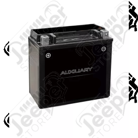 Batterie auxiliaire Start And Stop 2.0L essence Jeep Wrangler JL 12 volts, 12ah, aux14, 180cca, 18mins - BBAUA180AA / GYAUX14 / 56029759AB / 56029759
