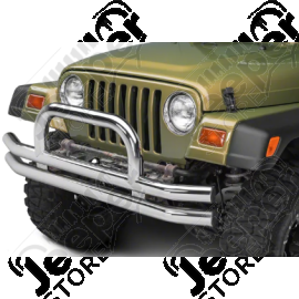Pare buffles avant (Pare chocs) acier inox Jeep CJ7, CJ8