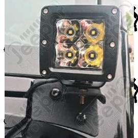 Kit Fixations lampes portées sur bas de baie de pare brise Jeep Wrangler JK 