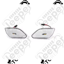 Kit 2 clignotants blanc latéraux pour Jeep Wrangler JL
