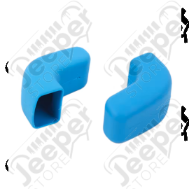 Kit 2 protections de crochet de remorquage US (couleur bleu) pour Jeep Wrangler JL et Gladiator JT