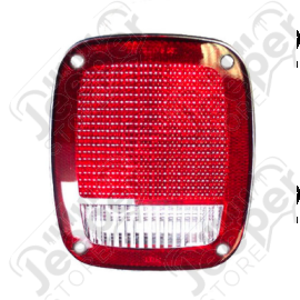 Cabochon de feu arrière version US pour Jeep CJ5, CJ7, CJ8 et Wrangler YJ, TJ - J8129642 / 8129642