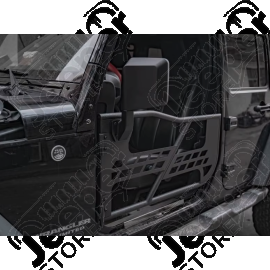 Kit de 2 rétroviseurs noir pour Jeep Wrangler JK, JL, Gladiator JT