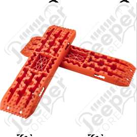 Kit de 2 plaques de désensablage (couleur orange) longueur: 1,04m pour 4x4 Jeep